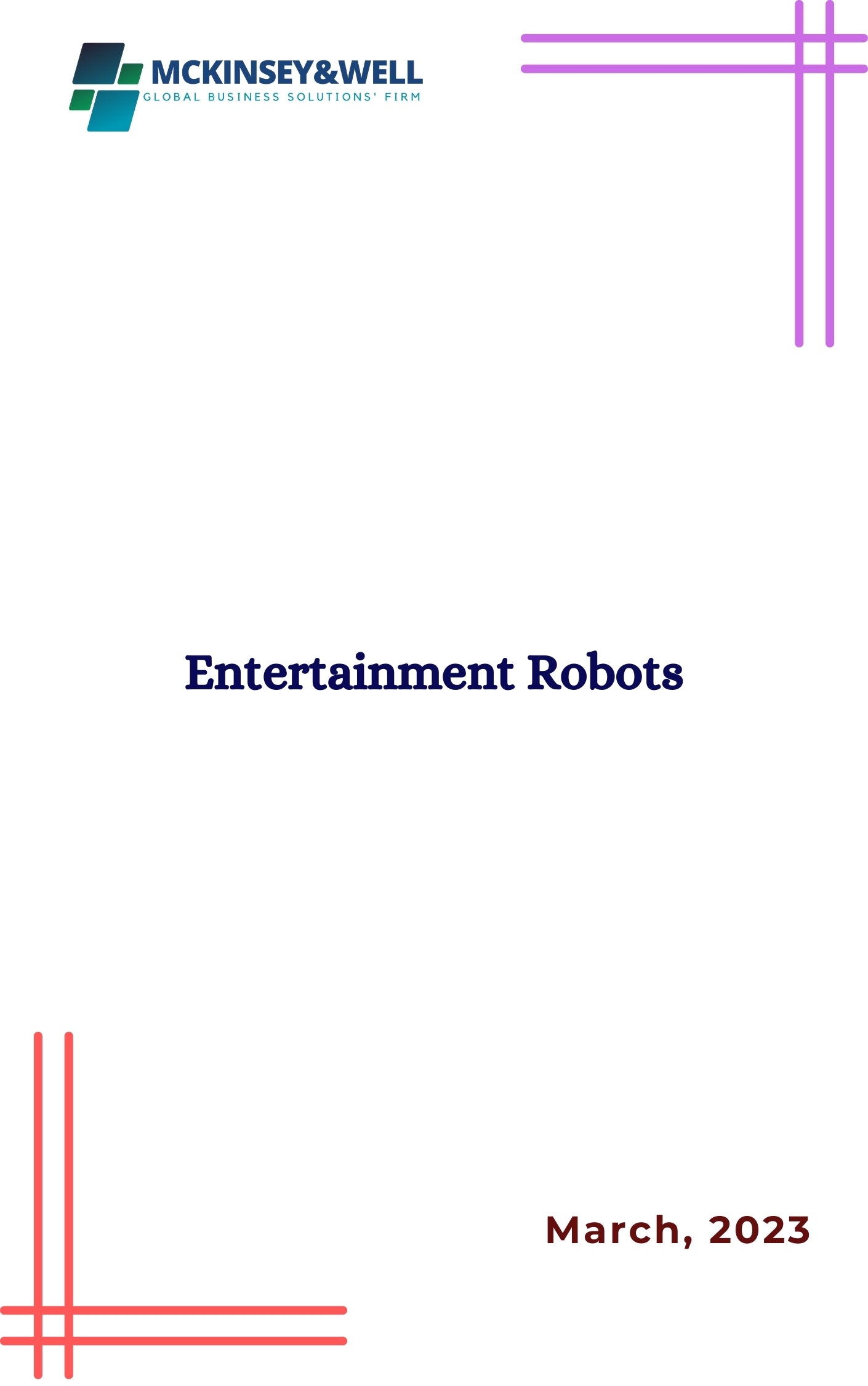 Entertainment Robots