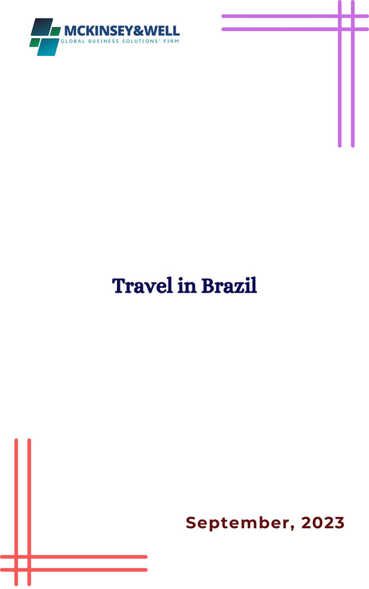 Travel in Brazil