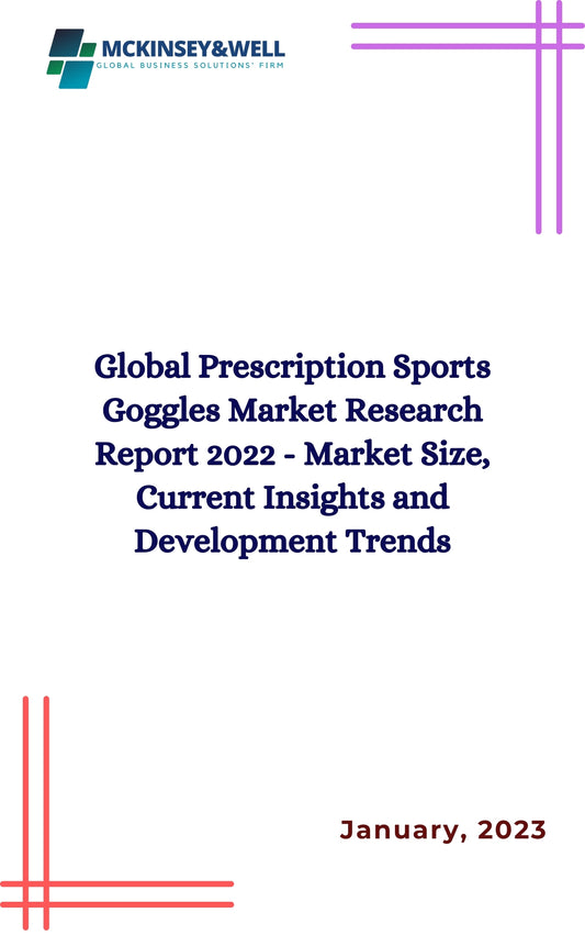 Global Prescription Sports Goggles Market Research Report 2022 - Market Size, Current Insights and Development Trends