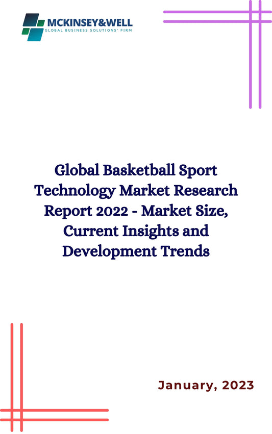 Global Basketball Sport Technology Market Research Report 2022 - Market Size, Current Insights and Development Trends