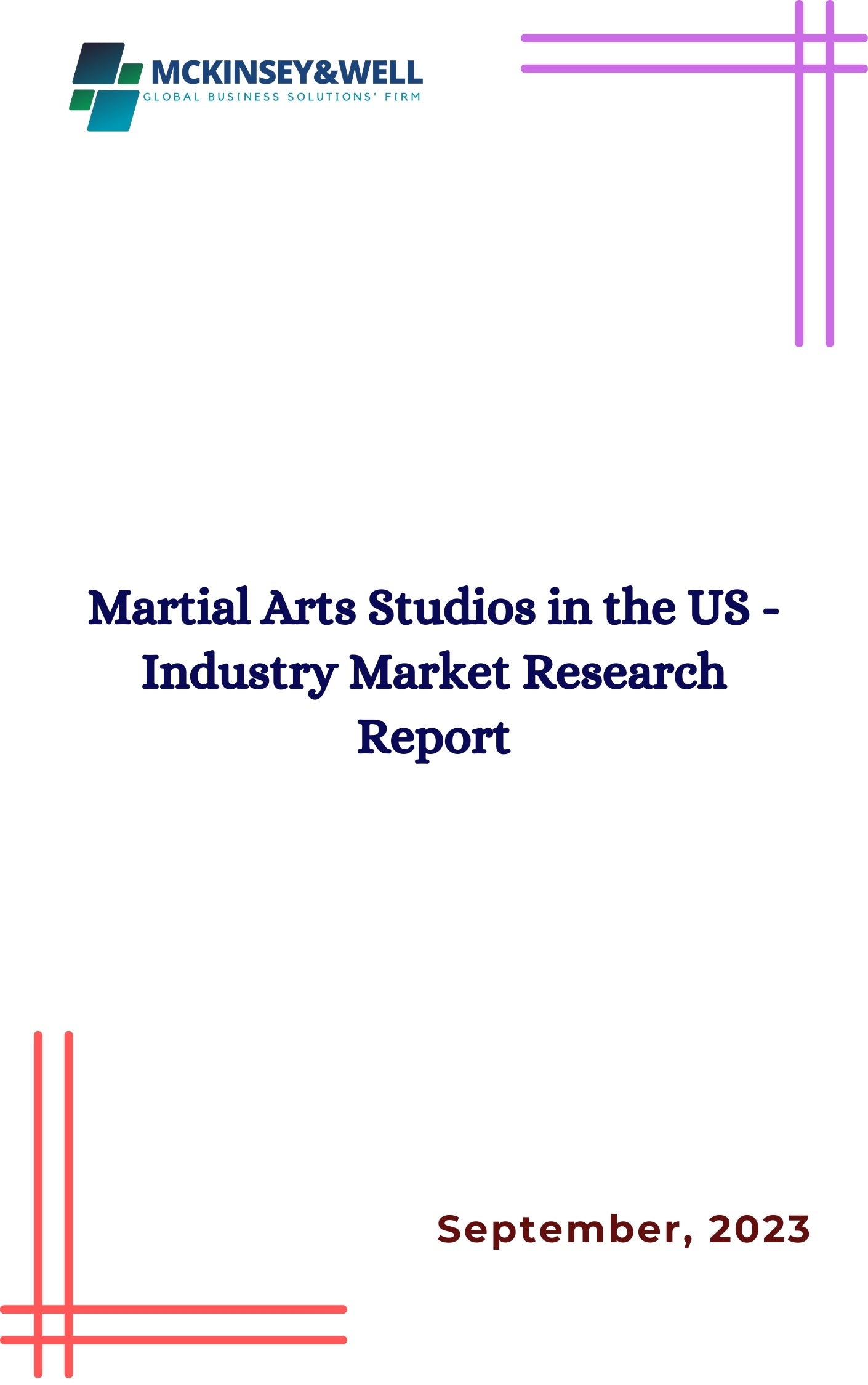 Martial Arts Studios in the US - Industry Market Research Report