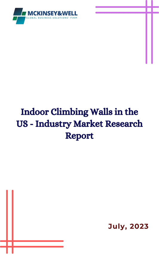 Indoor Climbing Walls in the US - Industry Market Research Report