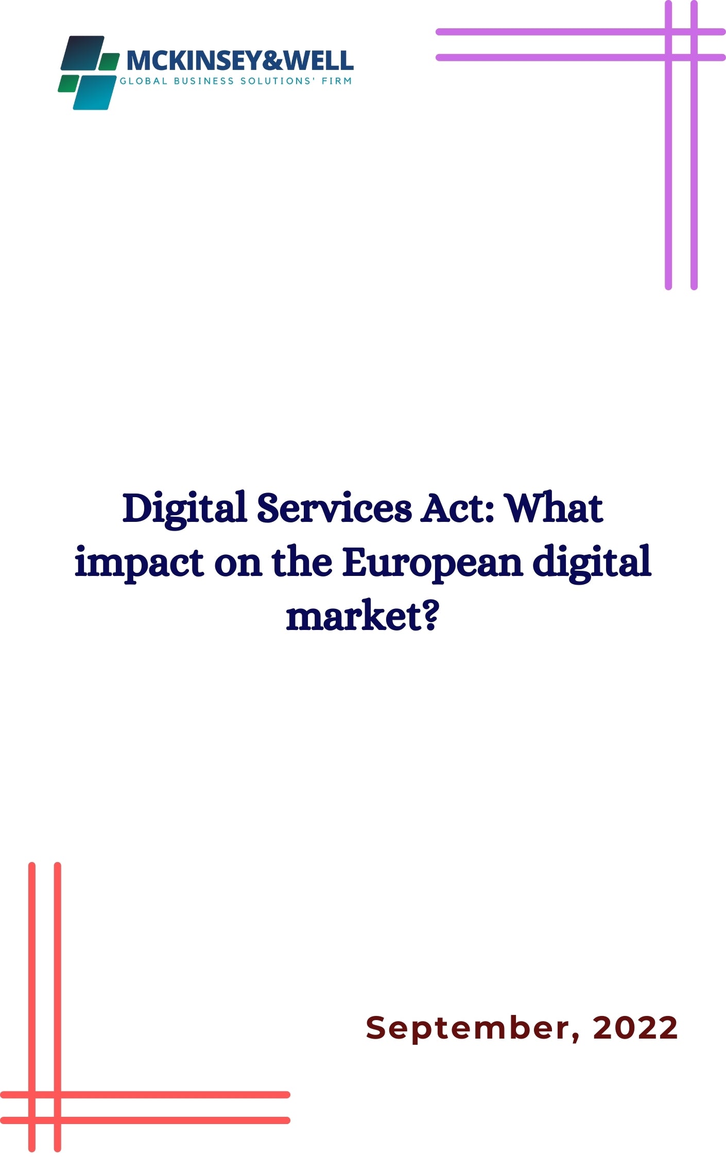 Digital Services Act: What impact on the European digital market?