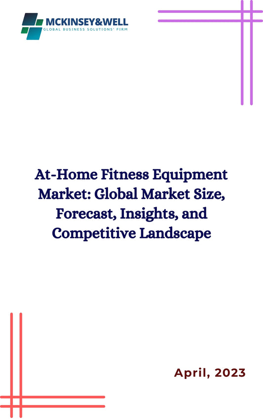 At-Home Fitness Equipment Market: Global Market Size, Forecast, Insights, and Competitive Landscape