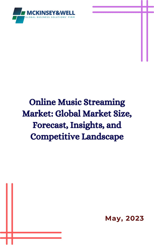 Online Music Streaming Market: Global Market Size, Forecast, Insights, and Competitive Landscape