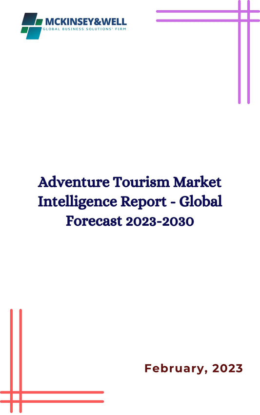 Adventure Tourism Market Intelligence Report - Global Forecast 2023-2030