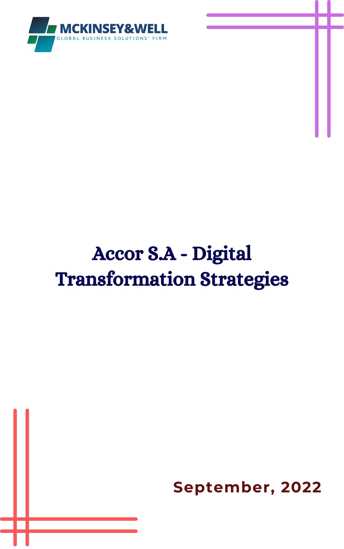 Accor S.A - Digital Transformation Strategies