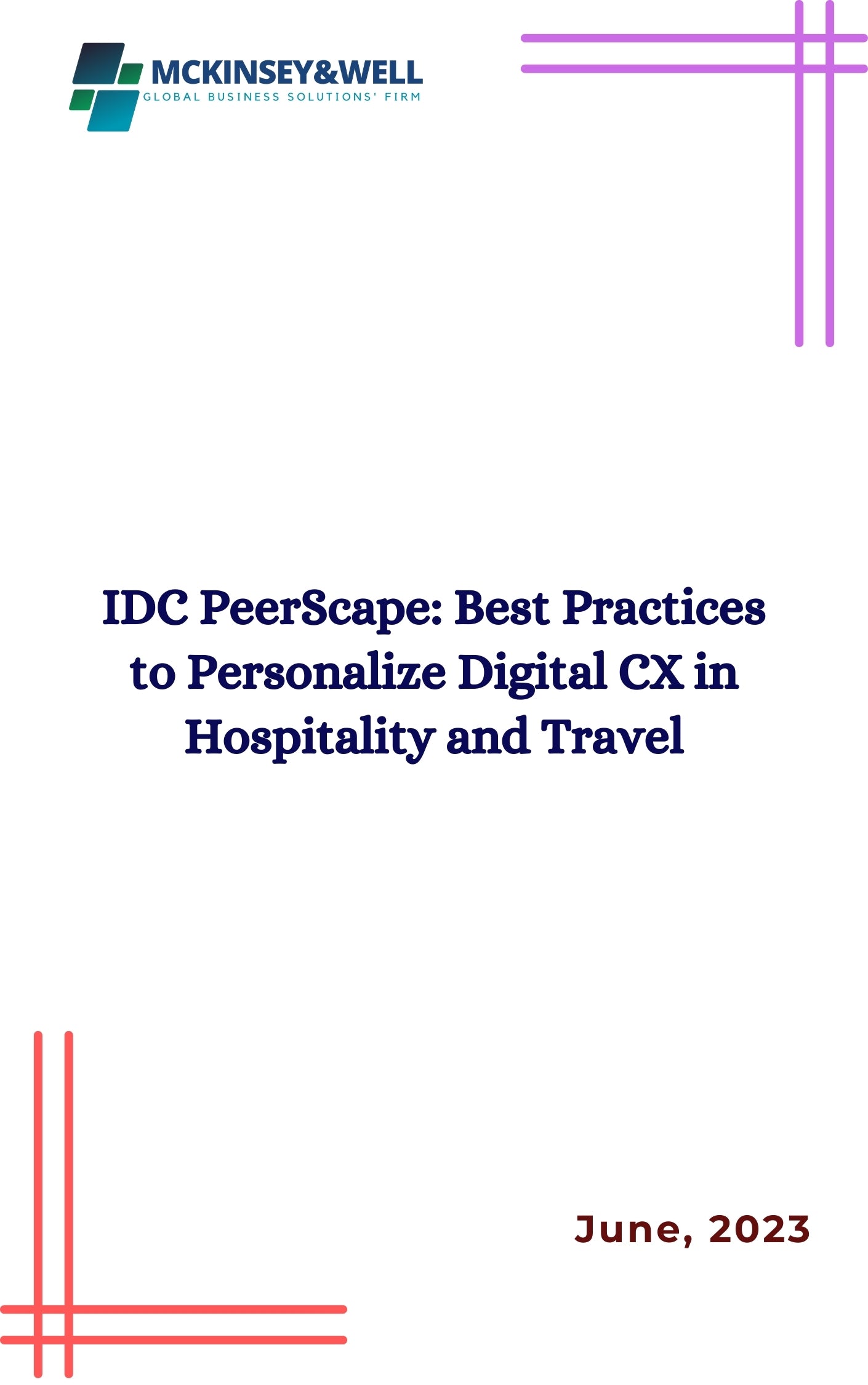 IDC PeerScape: Best Practices to Personalize Digital CX in Hospitality and Travel