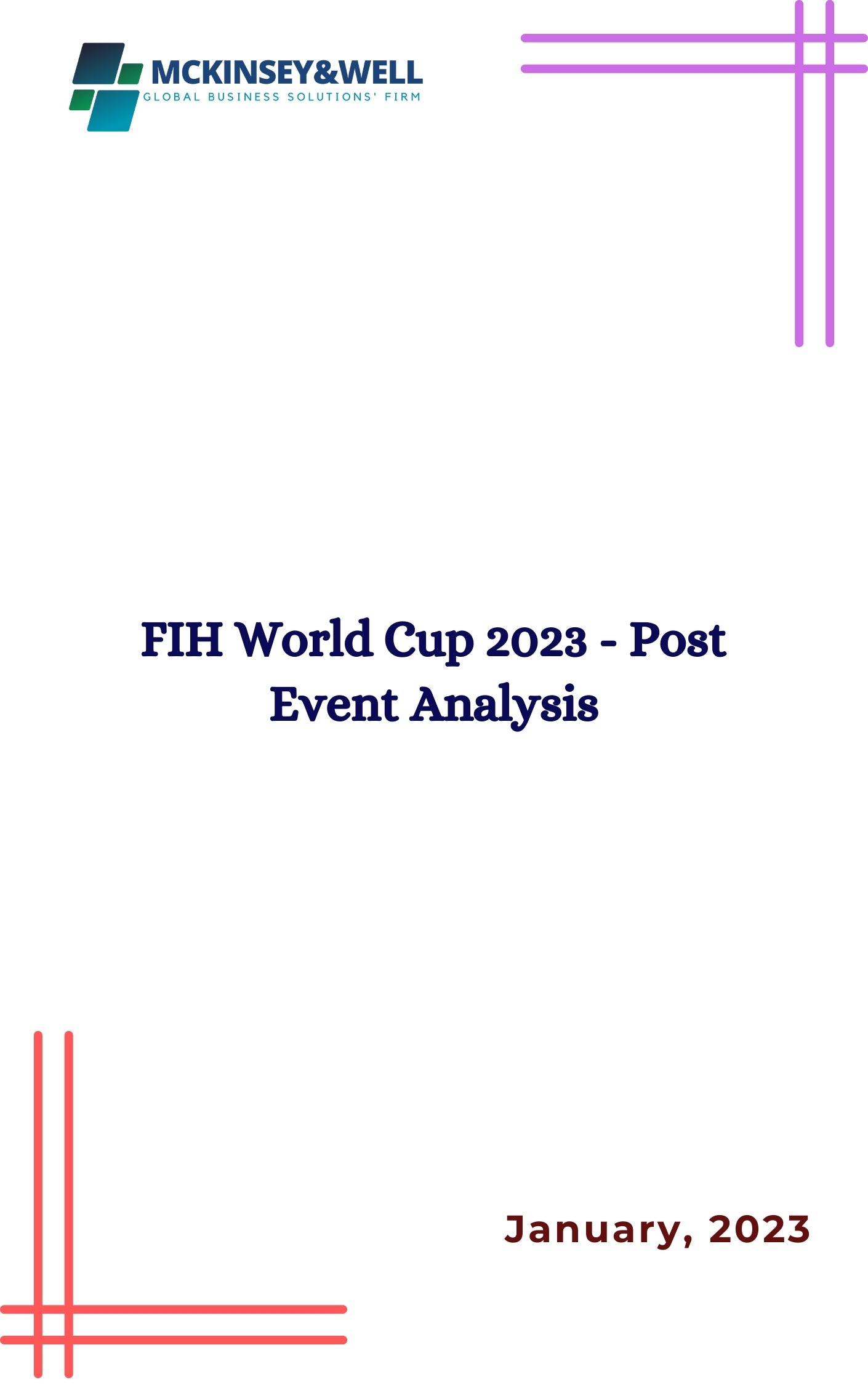 FIH World Cup 2023 - Post Event Analysis