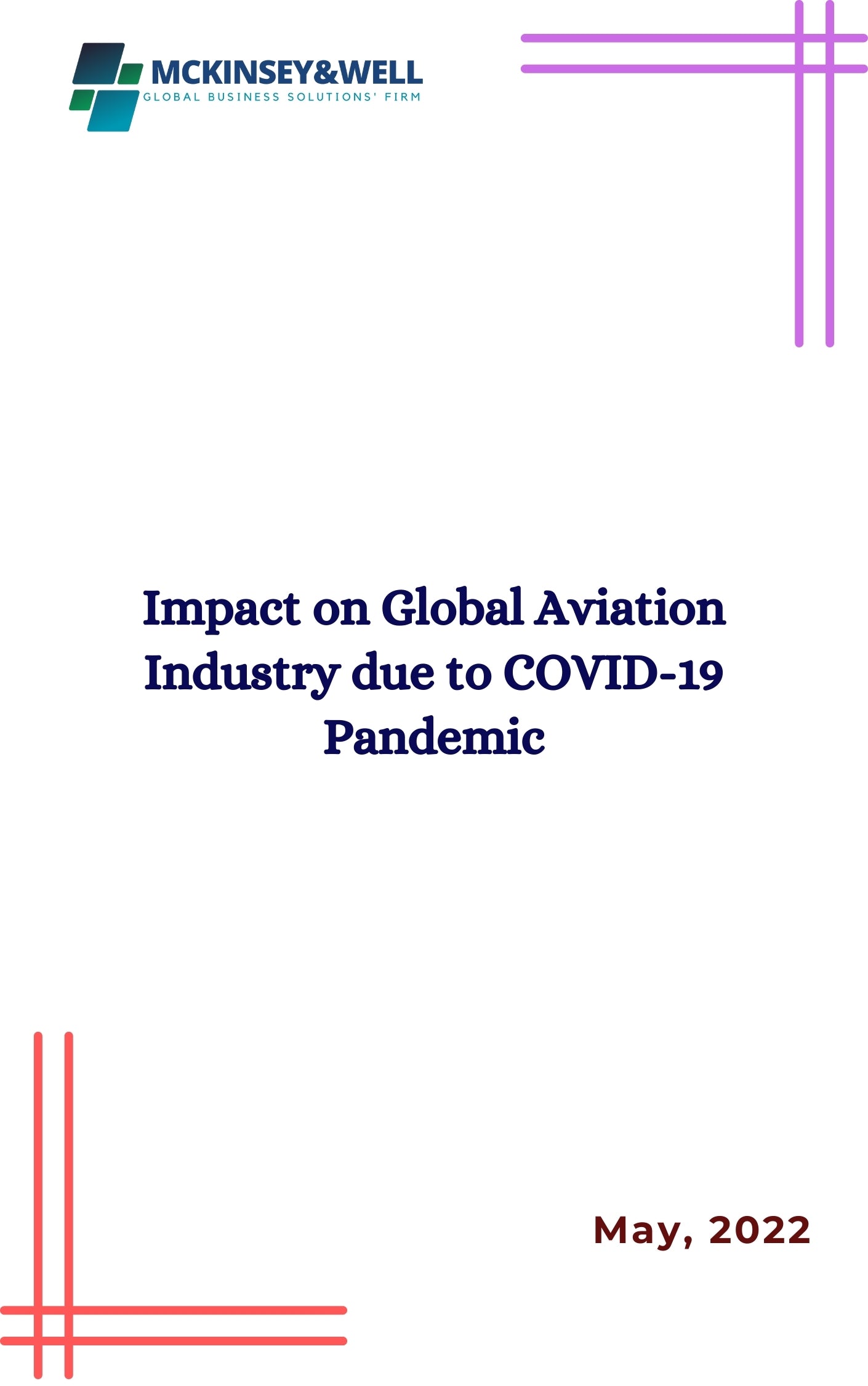 Impact on Global Aviation Industry due to COVID-19 Pandemic