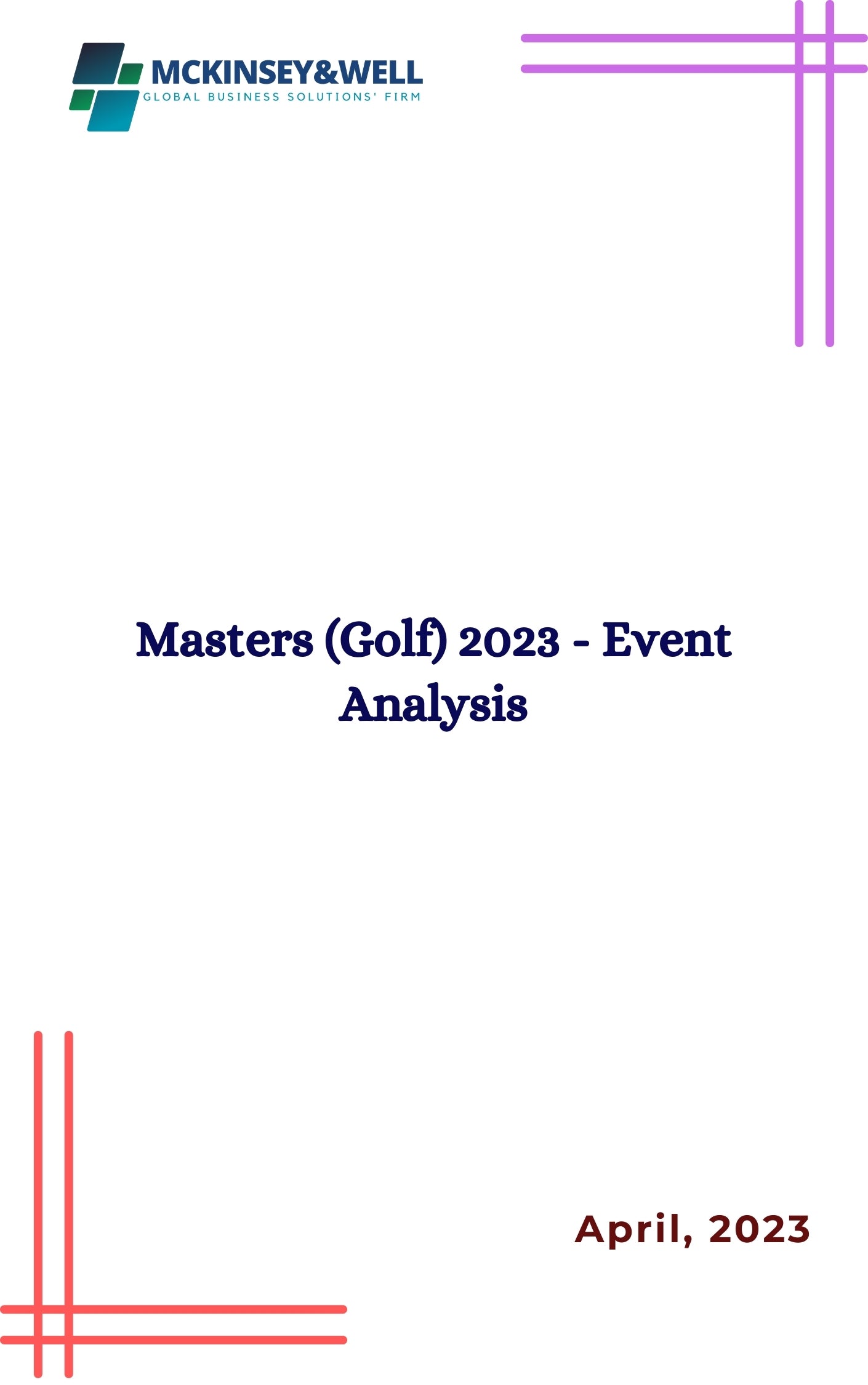 Masters (Golf) 2023 - Event Analysis