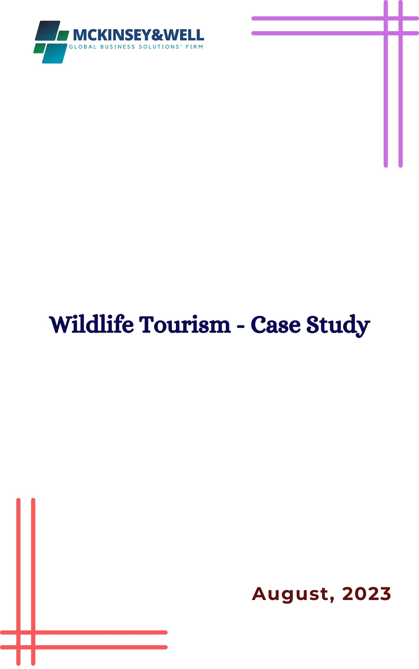 Wildlife Tourism - Case Study