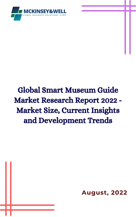 Global Smart Museum Guide Market Research Report 2022 - Market Size, Current Insights and Development Trends