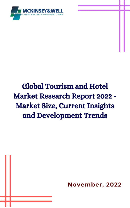 Global Tourism and Hotel Market Research Report 2022 - Market Size, Current Insights and Development Trends