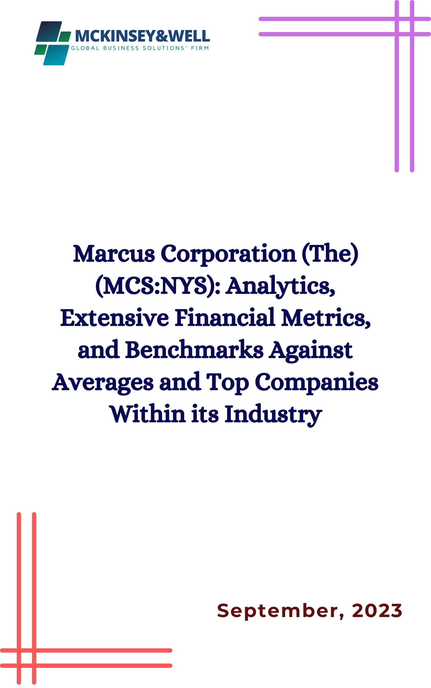 Marcus Corporation (The) (MCS:NYS): Analytics, Extensive Financial Metrics, and Benchmarks Against Averages and Top Companies Within its Industry