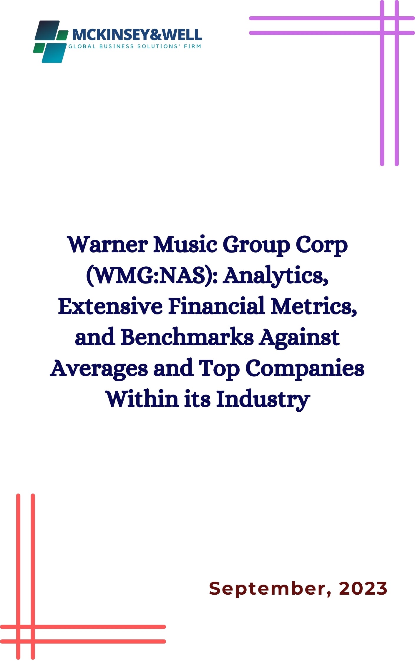 Warner Music Group Corp (WMG:NAS): Analytics, Extensive Financial Metrics, and Benchmarks Against Averages and Top Companies Within its Industry