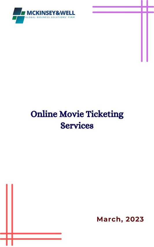 Online Movie Ticketing Services