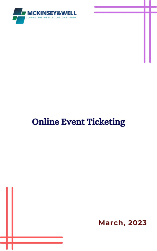 Online Event Ticketing