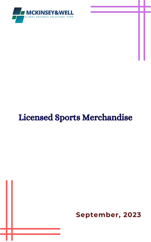 Licensed Sports Merchandise