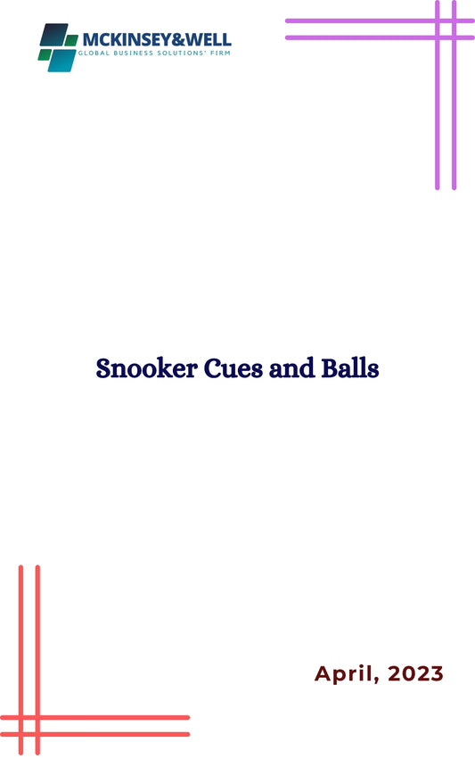 Snooker Cues and Balls