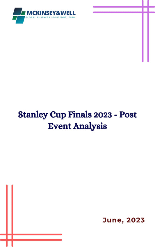 Stanley Cup Finals 2023 - Post Event Analysis