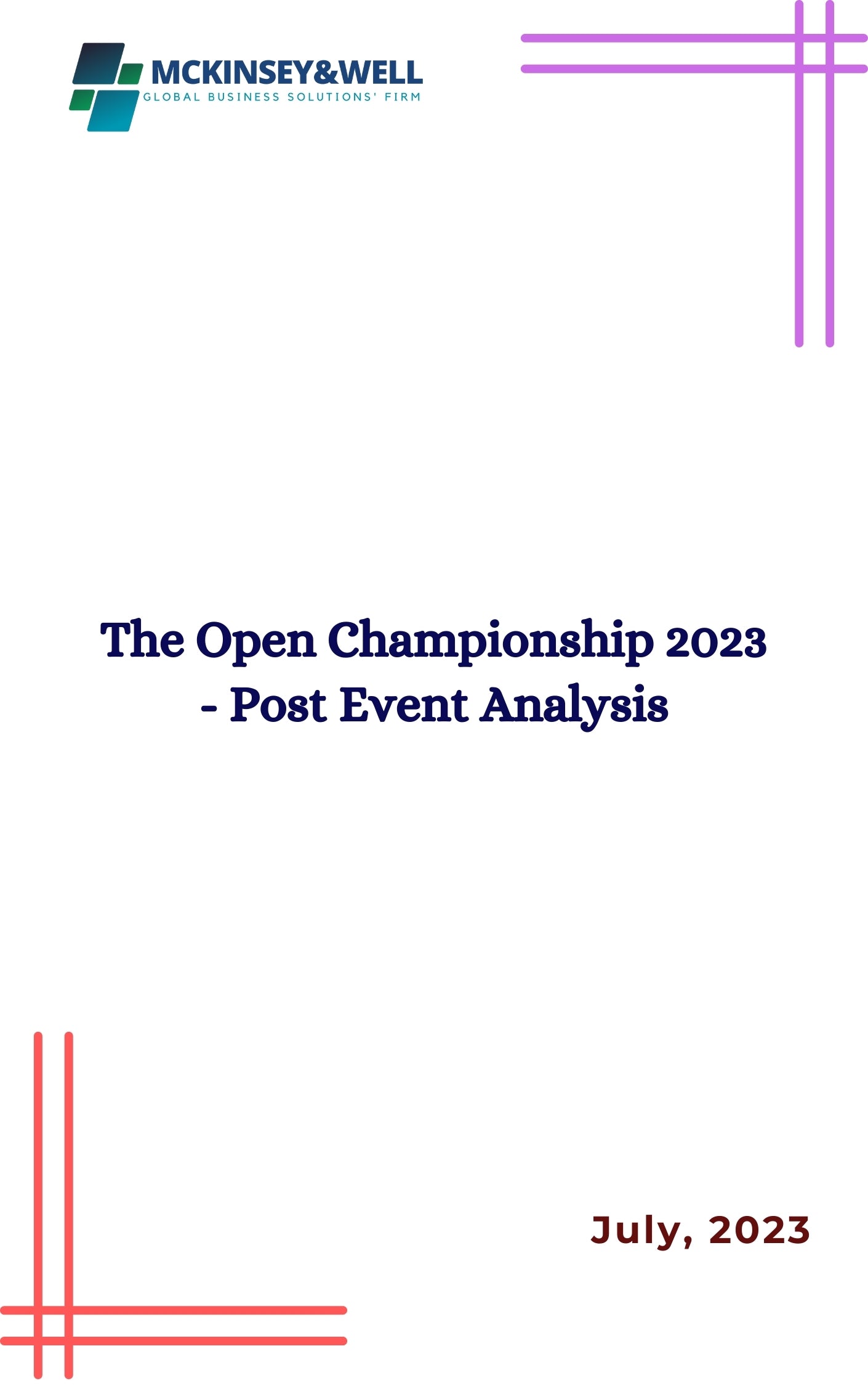 The Open Championship 2023 - Post Event Analysis