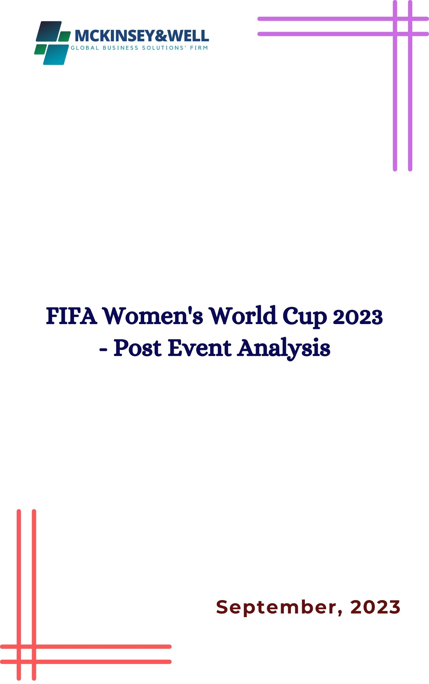 FIFA Women's World Cup 2023 - Post Event Analysis