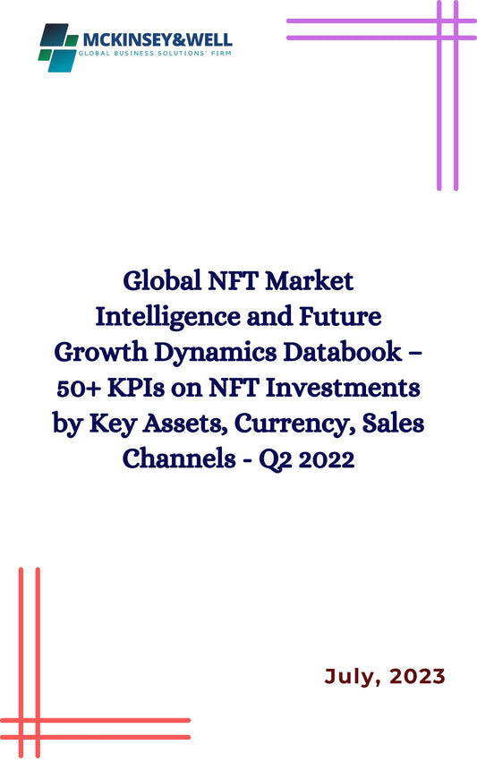 Global NFT Market Intelligence and Future Growth Dynamics Databook – 50+ KPIs on NFT Investments by Key Assets, Currency, Sales Channels - Q2 2022