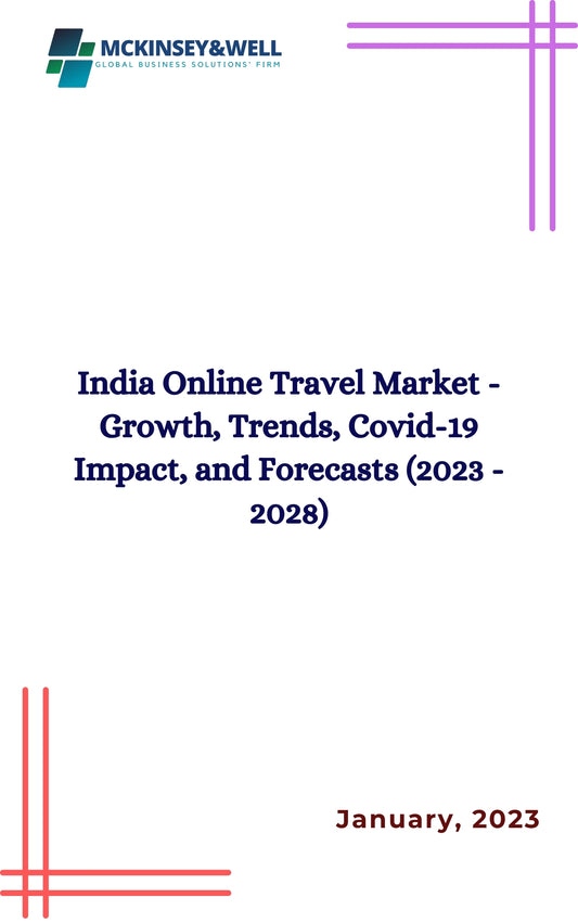 India Online Travel Market - Growth, Trends, Covid-19 Impact, and Forecasts (2023 - 2028)