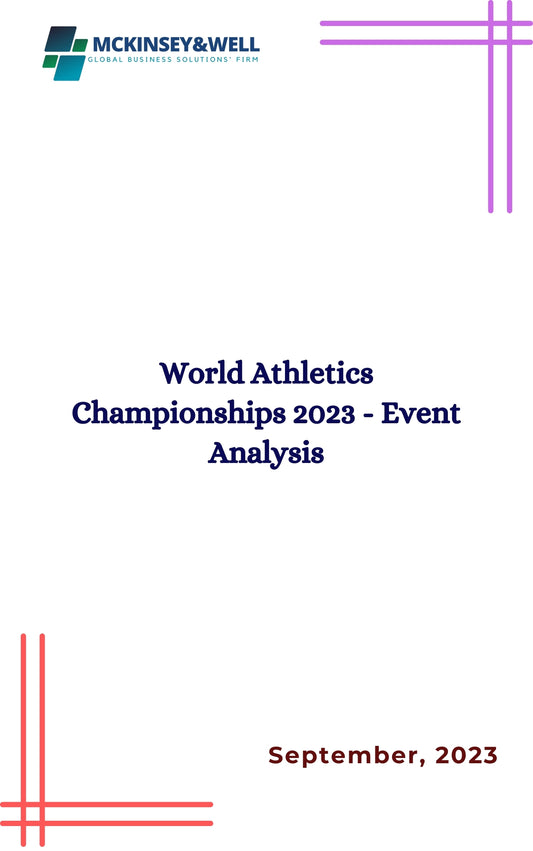 World Athletics Championships 2023 - Event Analysis