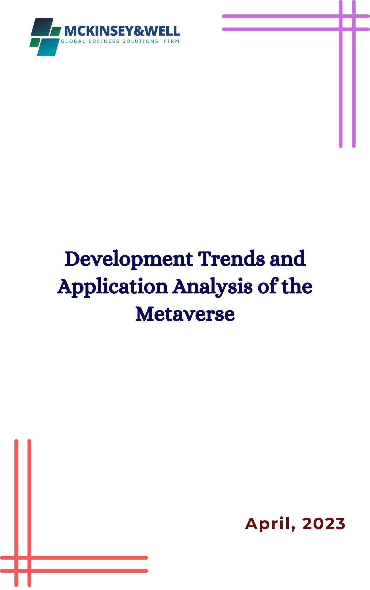 Development Trends and Application Analysis of the Metaverse