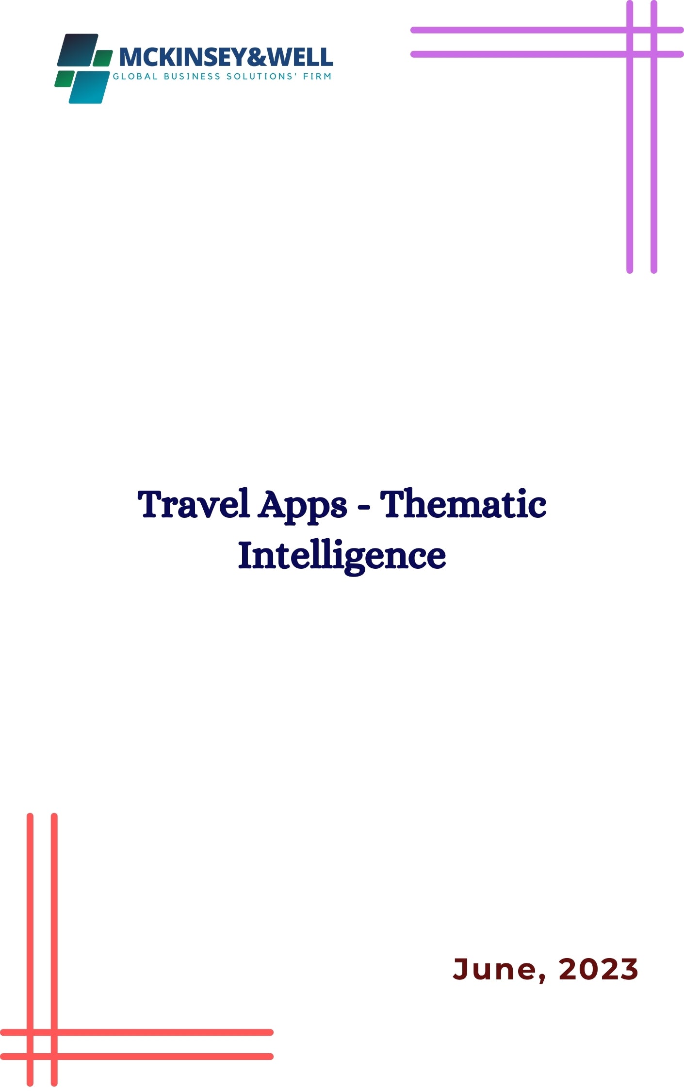 Travel Apps - Thematic Intelligence