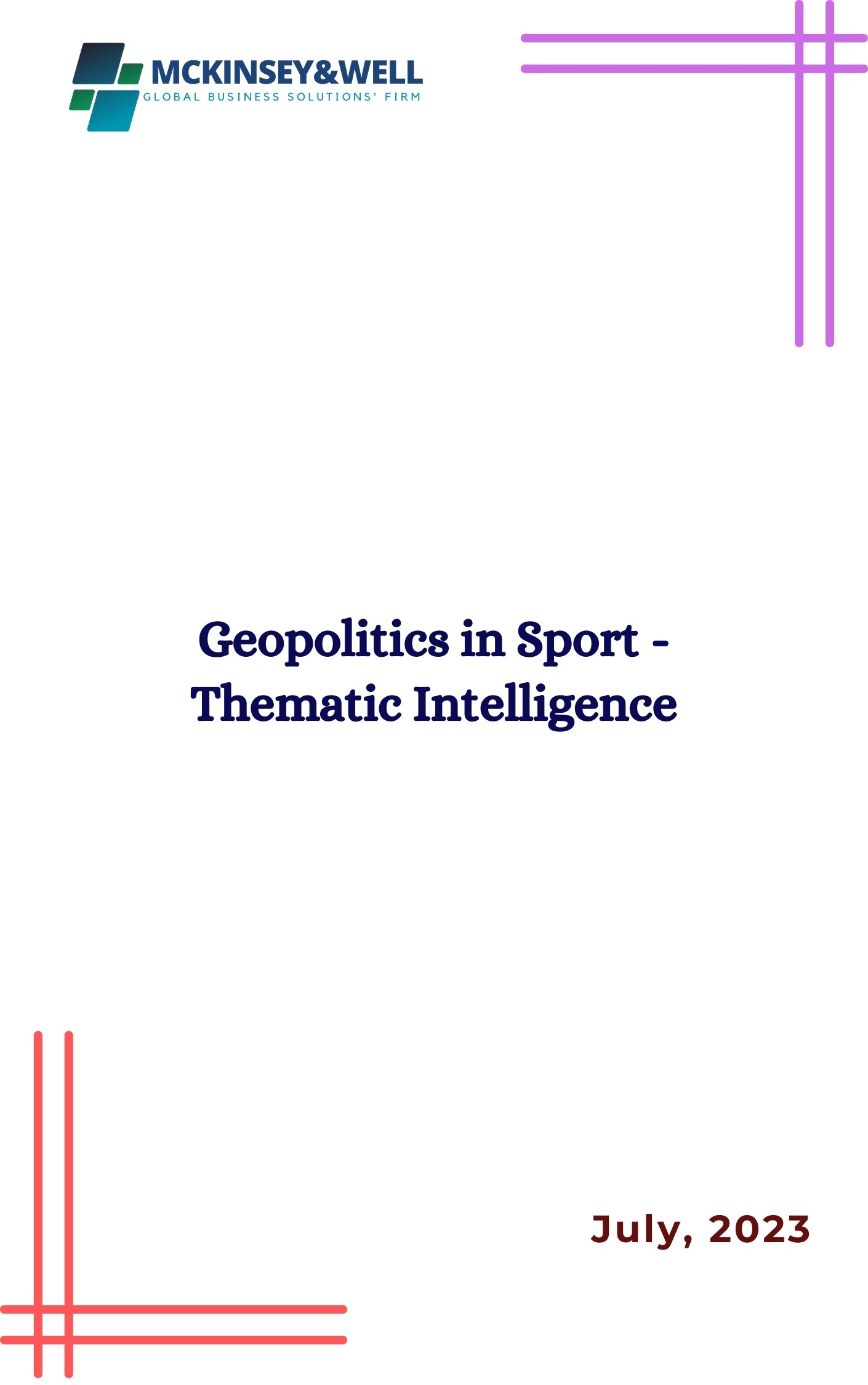 Geopolitics in Sport - Thematic Intelligence