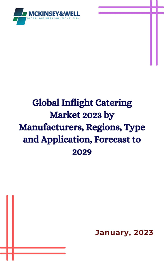 Global Inflight Catering Market 2023 by Manufacturers, Regions, Type and Application, Forecast to 2029