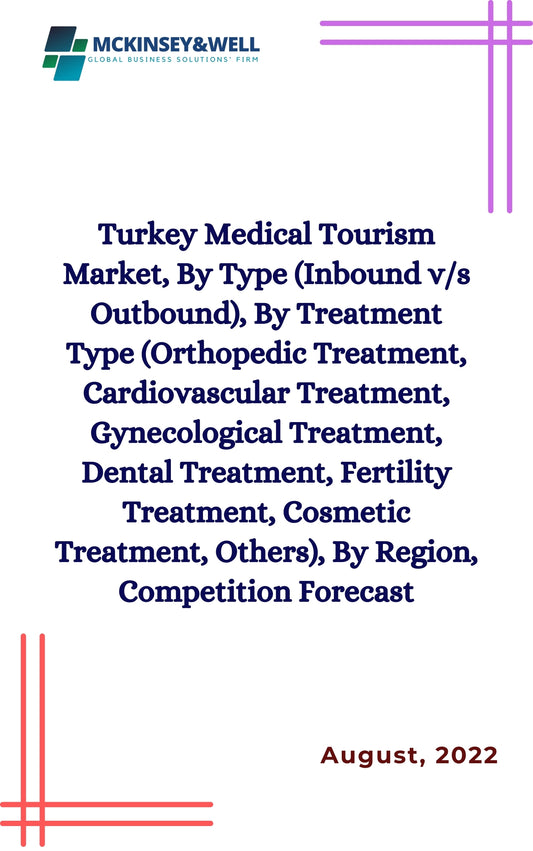 Turkey Medical Tourism Market, By Type (Inbound v/s Outbound), By Treatment Type (Orthopedic Treatment, Cardiovascular Treatment, Gynecological Treatment, Dental Treatment, Fertility Treatment, Cosmetic Treatment, Others), By Region, Competition Forecast