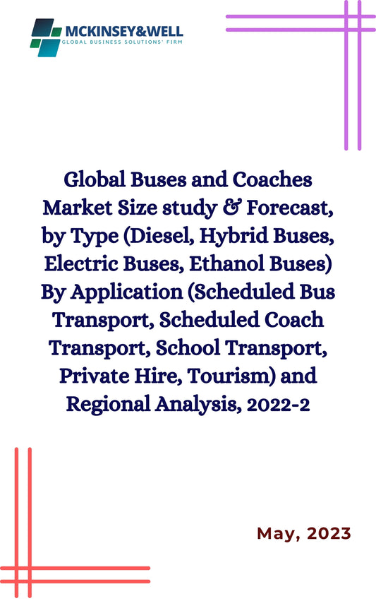 Global Buses and Coaches Market Size study & Forecast, by Type (Diesel, Hybrid Buses, Electric Buses, Ethanol Buses) By Application (Scheduled Bus Transport, Scheduled Coach Transport, School Transport, Private Hire, Tourism) and Regional Analysis, 2022-2