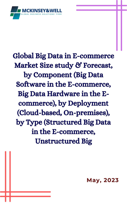 Global Big Data in E-commerce Market Size study & Forecast, by Component (Big Data Software in the E-commerce, Big Data Hardware in the E-commerce), by Deployment (Cloud-based, On-premises), by Type (Structured Big Data in the E-commerce, Unstructured Big