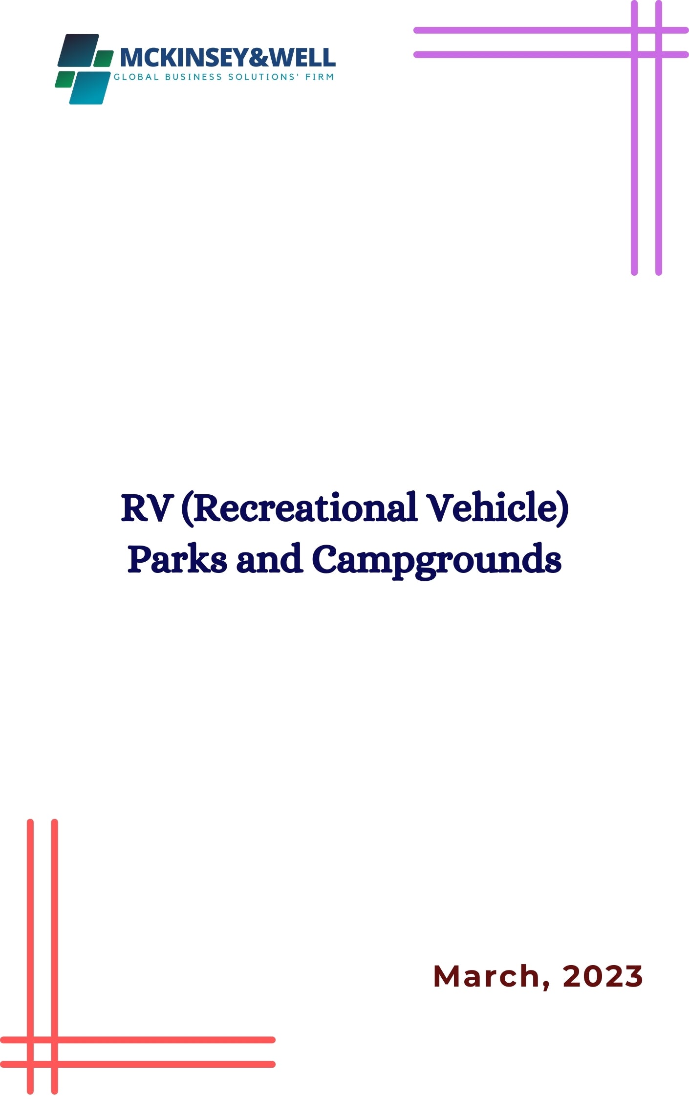 RV (Recreational Vehicle) Parks and Campgrounds