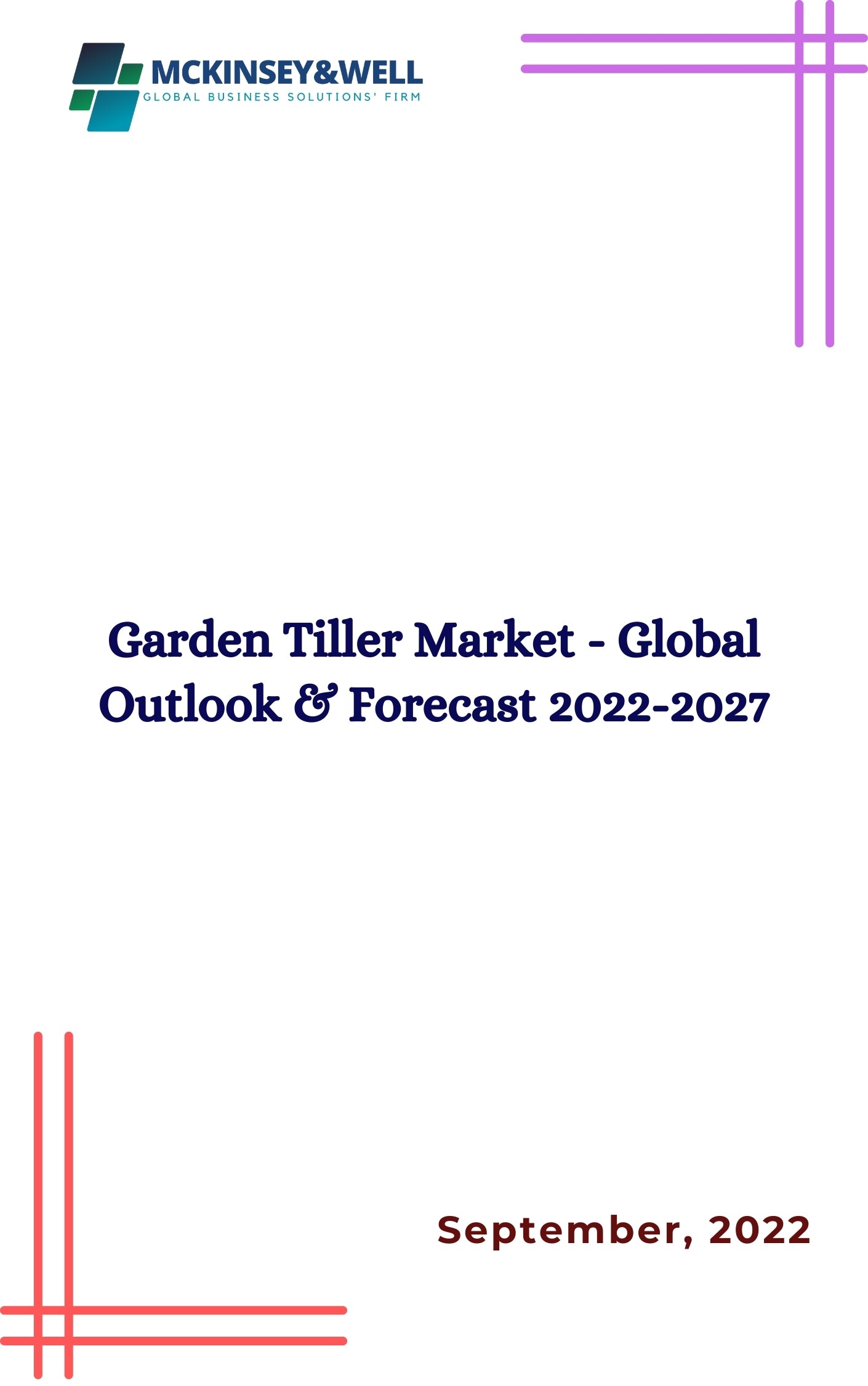 Garden Tiller Market - Global Outlook & Forecast 2022-2027