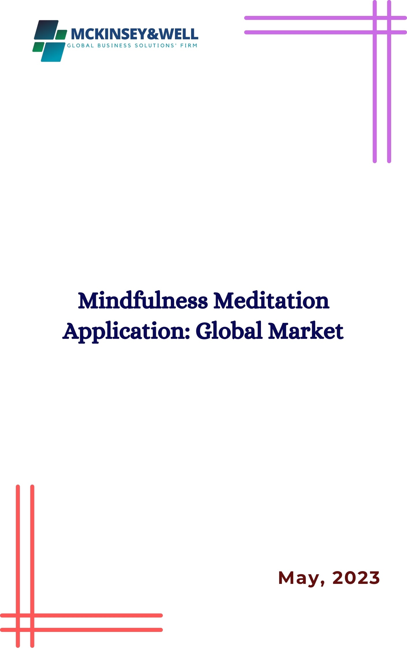 Mindfulness Meditation Application: Global Market