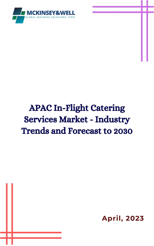 APAC In-Flight Catering Services Market - Industry Trends and Forecast to 2030