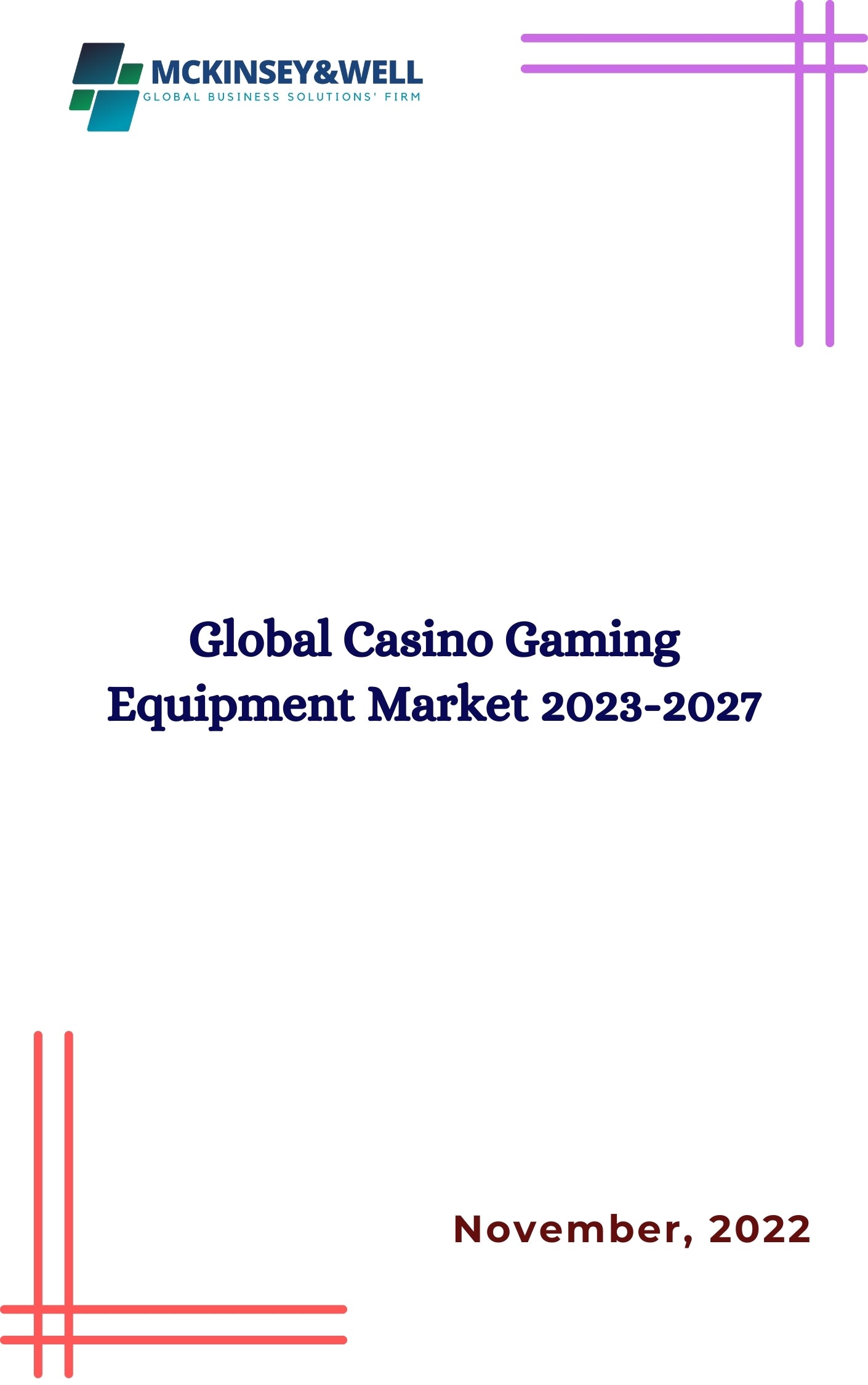 Global Casino Gaming Equipment Market 2023-2027