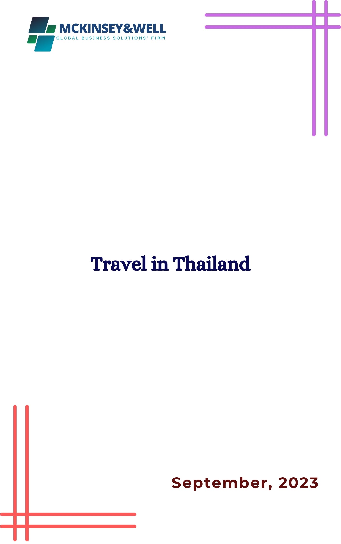 Travel in Thailand