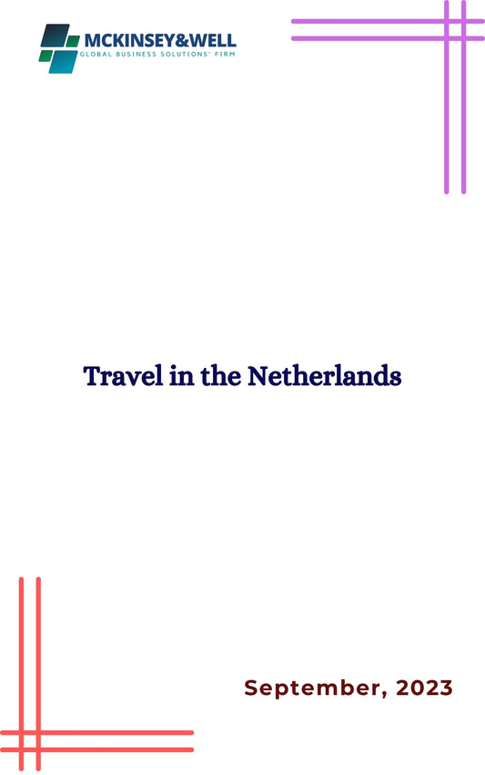 Travel in the Netherlands