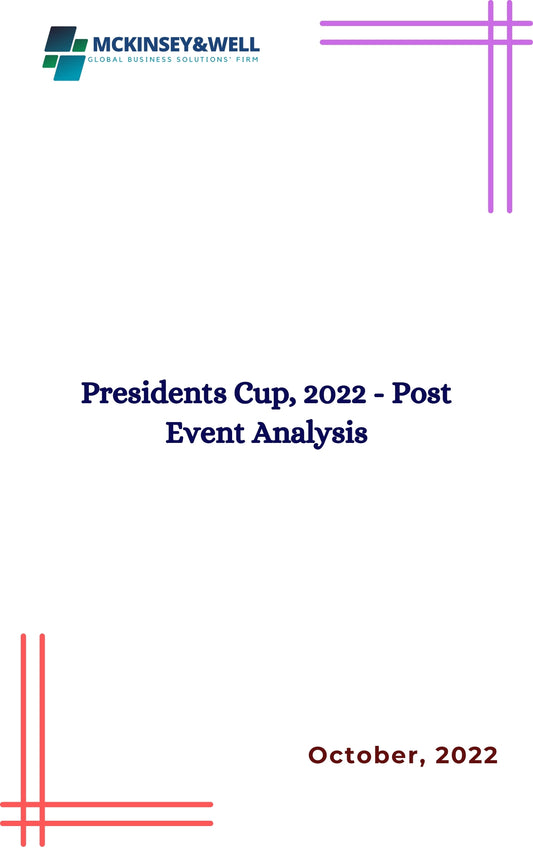 Presidents Cup, 2022 - Post Event Analysis