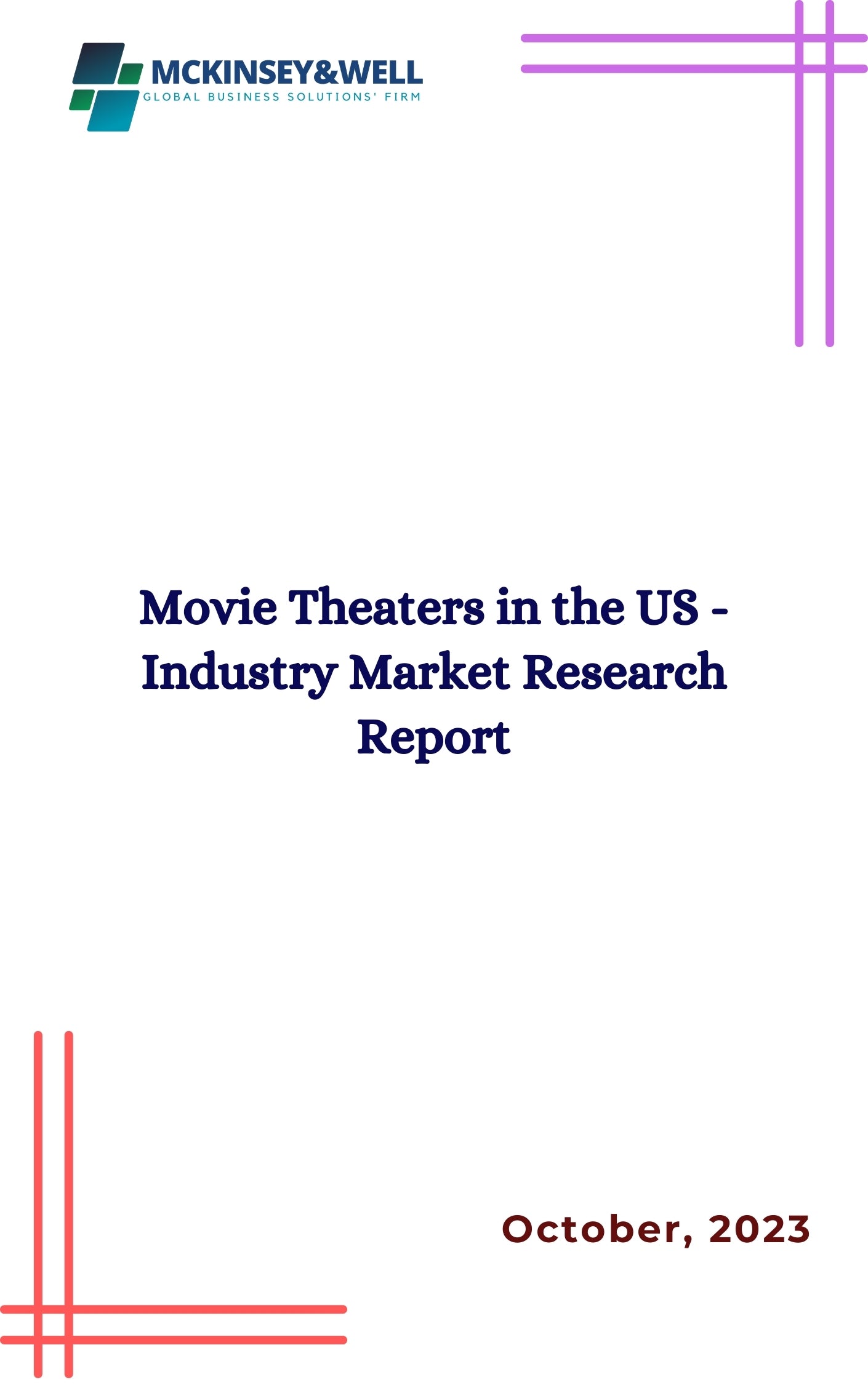 Movie Theaters in the US - Industry Market Research Report