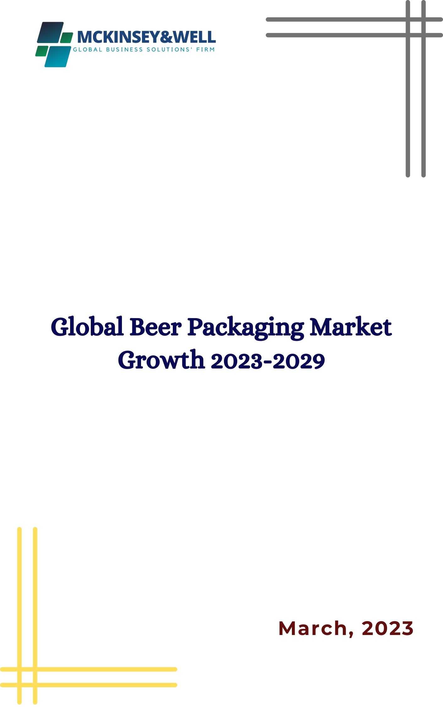 Global Beer Packaging Market Growth 2023-2029