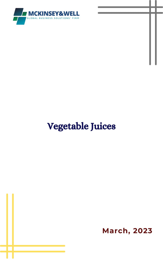 Vegetable Juices