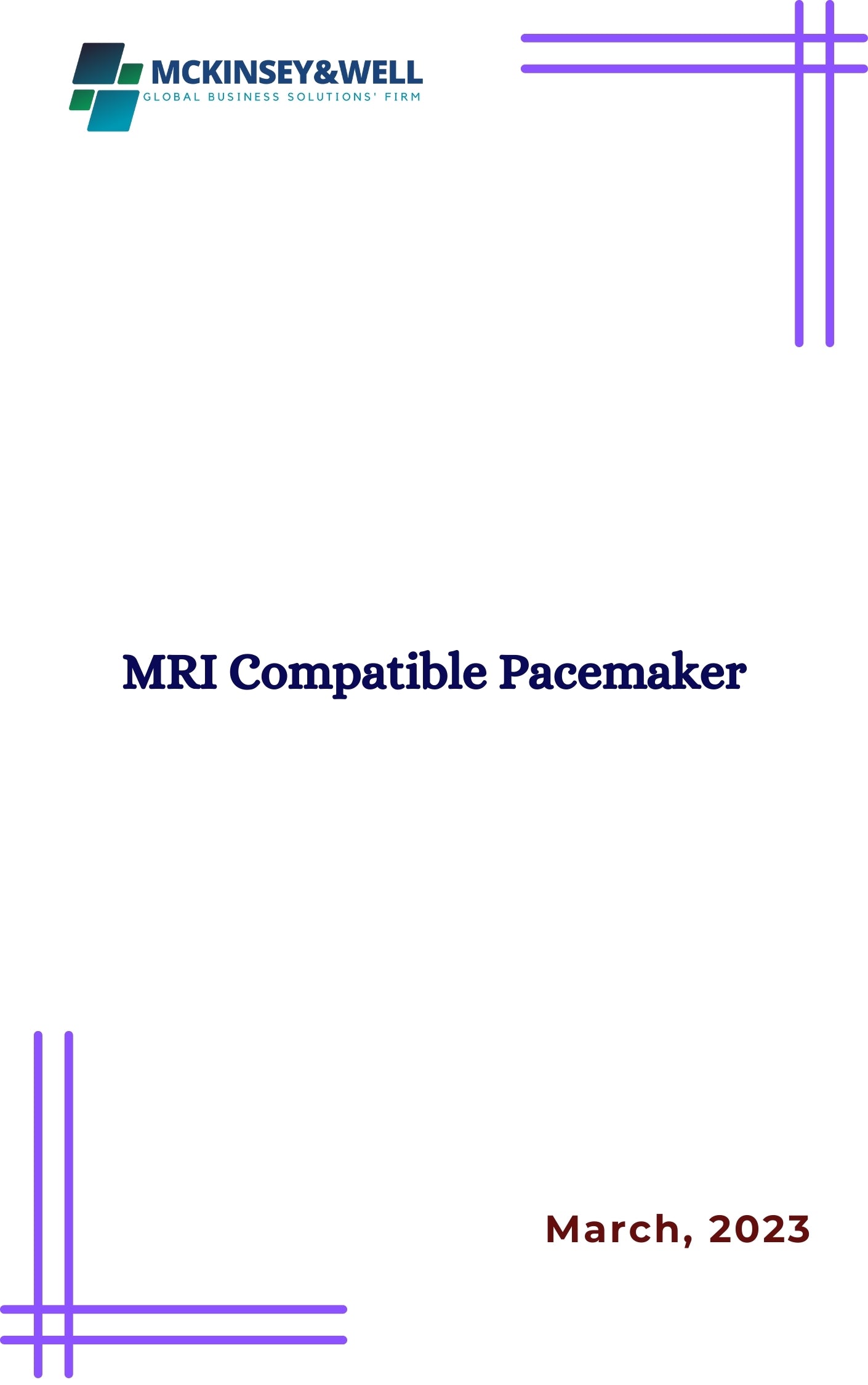 MRI Compatible Pacemaker