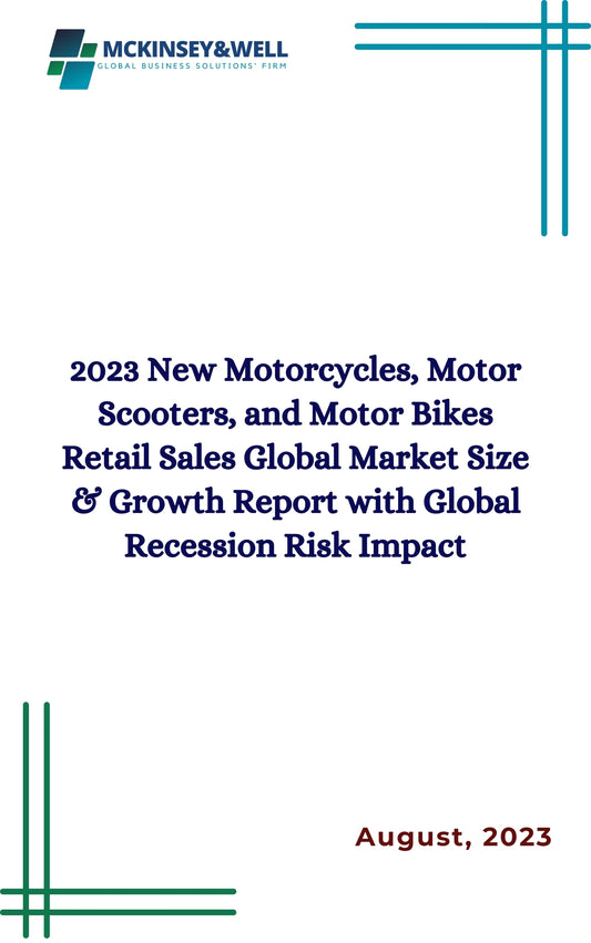 2023 New Motorcycles, Motor Scooters, and Motor Bikes Retail Sales Global Market Size & Growth Report with Global Recession Risk Impact